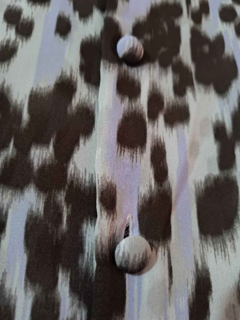 Jennifer Lopez Animal-Print Blouse XL - Picture 4 of 6